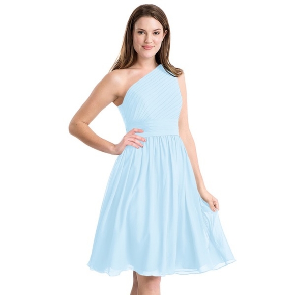 Azazie Dresses & Skirts - Sky blue bridesmaid dress Azazie Dresses & Skirts - Sky blue bridesmaid dress